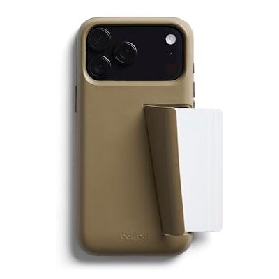 Bellroy Phone Case – 3 Card para iPhone 17 Pro MAX (capa de pele para iPhone, carteira para telemóvel) Khaki Bellroy Phone Case – 3 Card para iPhone 17 Pro MAX (capa de pele para iPhone, carteira para telemóvel) Khaki