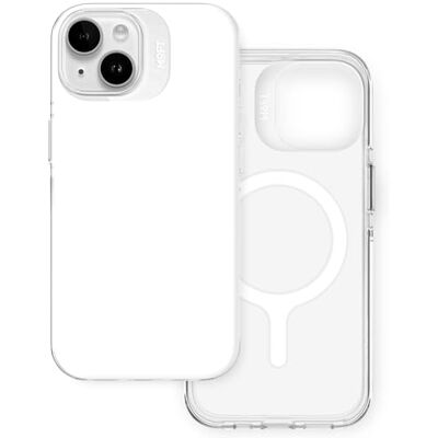 MOFT Capa para iPhone 15 com MagSafe, capa magnética para telemóvel compatível com acessórios sem fios MagSafe, anti-amarelecimento, proteção contra quedas de 1,5 m, anti-riscos (branco) MOFT Capa para iPhone 15 com MagSafe, capa magnética para telemóvel compatível com acessórios sem fios MagSafe, anti-amarelecimento, proteção contra quedas de 1,5 m, anti-riscos (branco)
