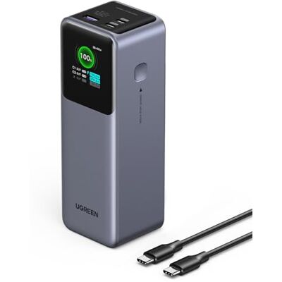UGREEN Nexode Power Bank 25000 mAh 140W, bateria externa carregamento com 2 USB C 1 tipo A, carregador portátil compatível com iPhone 17 Pro MAX Air/16/15/14/13/12 Plus Pro MacBook, Galaxy S24 etc UGREEN Nexode Power Bank 25000 mAh 140W, bateria externa carregamento com 2 USB C 1 tipo A, carregador portátil compatível com iPhone 17 Pro MAX Air/16/15/14/13/12 Plus Pro MacBook, Galaxy S24 etc