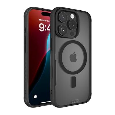 Mous Para iPhone 16 Pro MAX capa transparente com controlo de câmara botão, compatível com MagSafe clareza Mous Para iPhone 16 Pro MAX capa transparente com controlo de câmara botão, compatível com MagSafe clareza