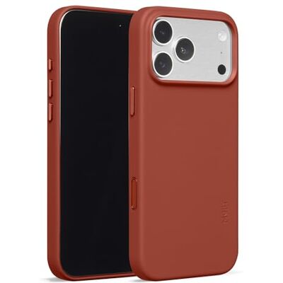 MOFT Movas Capa de Couro Vegano Magnético para iPhone 17 Pro MAX, Aderência Suave, Retenção de Cor, Resistente às Manchas, Fácil de Limpar, Ocre Vermelho MOFT Movas Capa de Couro Vegano Magnético para iPhone 17 Pro MAX, Aderência Suave, Retenção de Cor, Resistente às Manchas, Fácil de Limpar, Ocre Vermelho