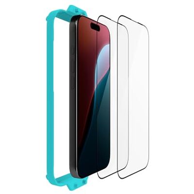 Mous Para iPhone 16 Pro protetor de ecrã vidro temperado resistente a riscos Mous Para iPhone 16 Pro protetor de ecrã vidro temperado resistente a riscos
