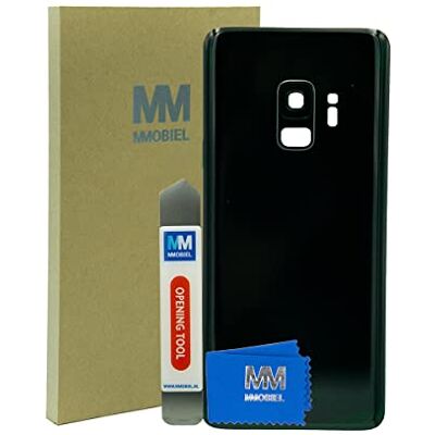 MMOBIEL Tampa da bateria/capa traseira com lente de câmera compatível com Samsung S9 G960 1,8 polegadas. (Preto meia-noite) MMOBIEL Tampa da bateria/capa traseira com lente de câmera compatível com Samsung S9 G960 1,8 polegadas. (Preto meia-noite)