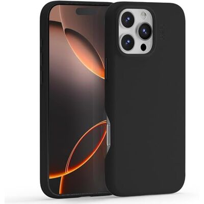 MOFT Capa para iPhone 16 Pro, Capa Magnética de Couro Vegano MOVAS Compatível com MagSafe, Toque Macio, Preservação de Cores, Resistente a Manchas, Fácil de Limpar (Ébano Preto) MOFT Capa para iPhone 16 Pro, Capa Magnética de Couro Vegano MOVAS Compatível com MagSafe, Toque Macio, Preservação de Cores, Resistente a Manchas, Fácil de Limpar (Ébano Preto)