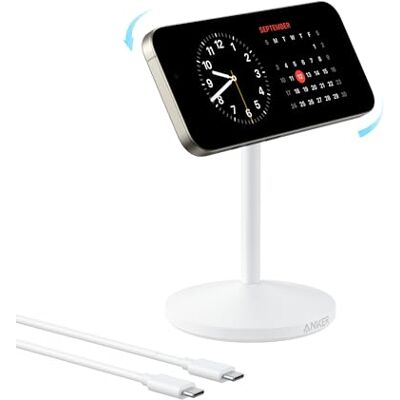 Carregador sem fio Anker MagGo (Suporte) - Carregador sem fio para dispositivos Carregador sem fio Anker MagGo (Suporte) - Carregador sem fio para dispositivos
