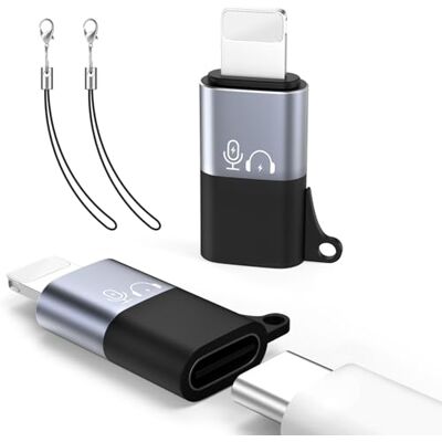 MoKo Adaptador USB-C para Lightning para dji Mic Mini, iPhone para Tipo-C Reprodução música e carregamento, não para recetor DJI Mobile & chamadas, para iPhone 14/13/12/11/EarPods USB-C MoKo Adaptador USB-C para Lightning para dji Mic Mini, iPhone para Tipo-C Reprodução música e carregamento, não para recetor DJI Mobile & chamadas, para iPhone 14/13/12/11/EarPods USB-C