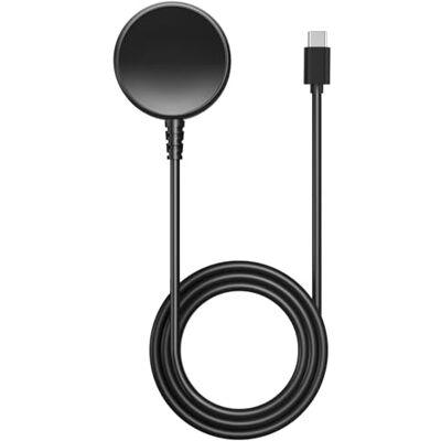 MoKo Carregador USB C compatível com Samsung Galaxy Watch 7/Ultra/6/5/4/3 Para Watch 6/4 Classic/5 Pro/Active 2/1/FE, com cabo de 1 m, design portátil, base de carregamento magnética MoKo Carregador USB C compatível com Samsung Galaxy Watch 7/Ultra/6/5/4/3 Para Watch 6/4 Classic/5 Pro/Active 2/1/FE, com cabo de 1 m, design portátil, base de carregamento magnética