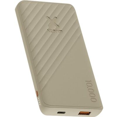 Powerbank Xtorm Go2 10.000mAh - Carregamento Rápido, Compacto, Bege Powerbank Xtorm Go2 10.000mAh - Carregamento Rápido, Compacto, Bege
