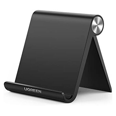 UGREEN Suporte de Mesa para Celular, Suporte Multiângulo para Smartphones Ajustável Compatível com iPhone 16/15/14/13/12, Galaxy S24/S23, Xiaomi Redmi 10/9 Pro Preto UGREEN Suporte de Mesa para Celular, Suporte Multiângulo para Smartphones Ajustável Compatível com iPhone 16/15/14/13/12, Galaxy S24/S23, Xiaomi Redmi 10/9 Pro Preto