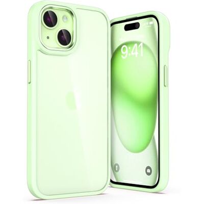 ULAK Capa para iPhone 15 capa anti-amarelo estojo para-choques resistente capa de proteção suave de TPU para Apple iPhone 15 verde ULAK Capa para iPhone 15 capa anti-amarelo estojo para-choques resistente capa de proteção suave de TPU para Apple iPhone 15 verde