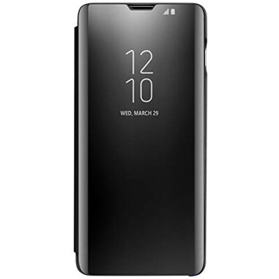 AICase Capa para Samsung Galaxy S10 Plus capa com tampa e tampa (preto) AICase Capa para Samsung Galaxy S10 Plus capa com tampa e tampa (preto)