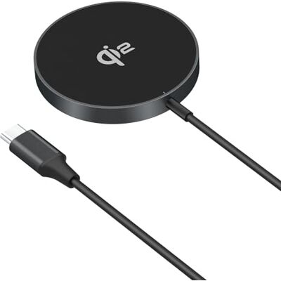 MMOBIEL Carregador sem fios magnético 15 W Qi2 certificado almofada de carregamento sem fios para MagSafe iPhone e Samsung estação de carregamento para AirPods e Galaxy Buds carregador rápido MMOBIEL Carregador sem fios magnético 15 W Qi2 certificado almofada de carregamento sem fios para MagSafe iPhone e Samsung estação de carregamento para AirPods e Galaxy Buds carregador rápido