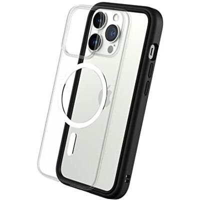 RhinoShield Capa Mod NX adequada para MagSafe e iPhone 13 Pro Força magnética superior, capa Bumper com placa traseira, design modular de 2 posições e proteção militar. RhinoShield Capa Mod NX adequada para MagSafe e iPhone 13 Pro Força magnética superior, capa Bumper com placa traseira, design modular de 2 posições e proteção militar.