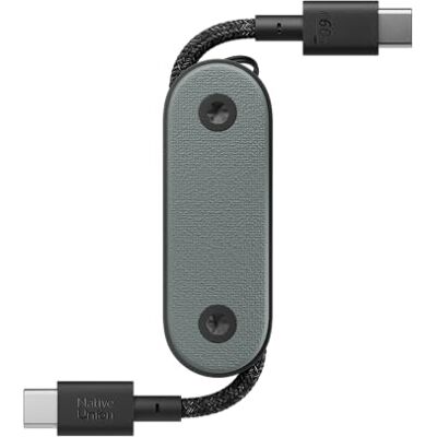 Native Union Pocket Cable 60W – Cabo de Carregamento Portátil USB-C para USB-C Trançado Reforçado – Compatível com iPhone Air, 17, 17 Pro Max, iPad Pro, iPad Air, Galaxy S25, Flip 7, Fold 7 (Verde Native Union Pocket Cable 60W – Cabo de Carregamento Portátil USB-C para USB-C Trançado Reforçado – Compatível com iPhone Air, 17, 17 Pro Max, iPad Pro, iPad Air, Galaxy S25, Flip 7, Fold 7 (Verde