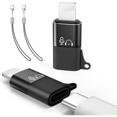MoKo Adaptador USB-C para Lightning para dji Mic Mini, iPhone para Tipo-C Reprodução música e carregamento, não para recetor DJI Mobile & chamadas, para iPhone 14/13/12/11/EarPods USB-C MoKo Adaptador USB-C para Lightning para dji Mic Mini, iPhone para Tipo-C Reprodução música e carregamento, não para recetor DJI Mobile & chamadas, para iPhone 14/13/12/11/EarPods USB-C