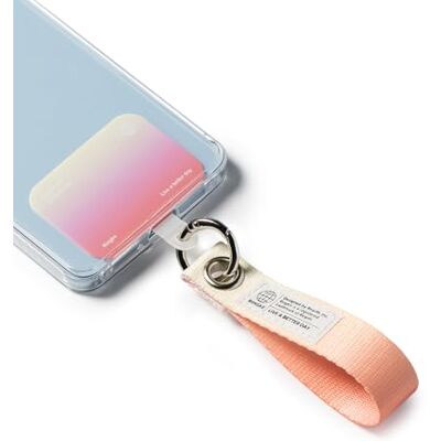 Ringke Holder Link Eyelet Keyring Strap, correia de dedo para telemóvel durável e antiquedas com adesivo e mosquetão para iPhone, Galaxy, pixel, capas de telemóvel, AirPods, Buds, etc. Ringke Holder Link Eyelet Keyring Strap, correia de dedo para telemóvel durável e antiquedas com adesivo e mosquetão para iPhone, Galaxy, pixel, capas de telemóvel, AirPods, Buds, etc.
