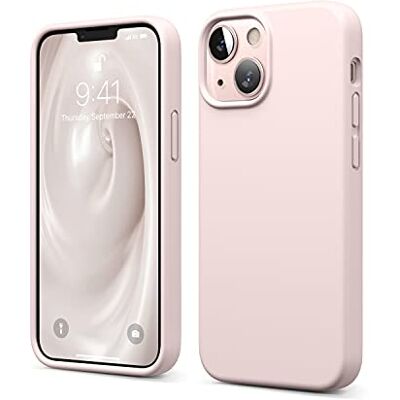 elago Capa de silicone líquido compatível com iPhone 13 Mini Case (5,4"), silicone premium, proteção completa à prova de impactos, anti-riscos revestimento de microfibra suave (Lovely rosa) elago Capa de silicone líquido compatível com iPhone 13 Mini Case (5,4"), silicone premium, proteção completa à prova de impactos, anti-riscos revestimento de microfibra suave (Lovely rosa)