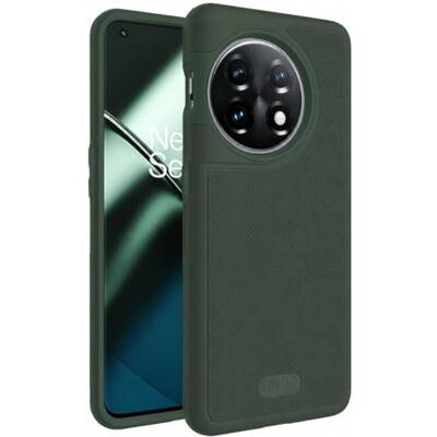 TUDIA MergeGrip Compatível com capa OnePlus 11 5G (2023), capa de camada dupla antiderrapante protetora fina resistente de grau militar verde pinheiro TUDIA MergeGrip Compatível com capa OnePlus 11 5G (2023), capa de camada dupla antiderrapante protetora fina resistente de grau militar verde pinheiro