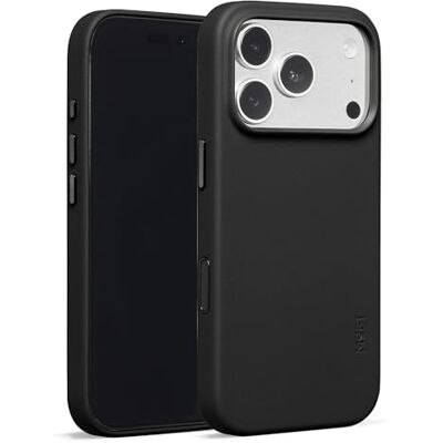 MOFT Movas Capa de Couro Vegano Magnética para iPhone 17 Pro, Aderência Suave, Retenção de Cor, Resistente a Manchas, Fácil de Limpar, Preto Intenso MOFT Movas Capa de Couro Vegano Magnética para iPhone 17 Pro, Aderência Suave, Retenção de Cor, Resistente a Manchas, Fácil de Limpar, Preto Intenso