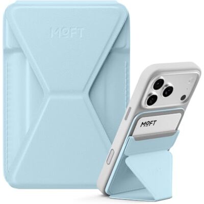 MOFT MagSafe Carteira suporte para iPhone 17/16/15/14/13 séries, compatível com MagSafe, suporte magnético de movas, couro vegano para telefone com 3 ângulos de visão, 2 suportes cartões MOFT MagSafe Carteira suporte para iPhone 17/16/15/14/13 séries, compatível com MagSafe, suporte magnético de movas, couro vegano para telefone com 3 ângulos de visão, 2 suportes cartões