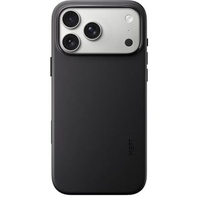 MOFT Movas Capa de Couro Vegano Magnético para iPhone 17 Pro MAX, Aderência Suave, Retenção de Cor, Resistente às Manchas, Fácil de Limpar, Preto Intenso MOFT Movas Capa de Couro Vegano Magnético para iPhone 17 Pro MAX, Aderência Suave, Retenção de Cor, Resistente às Manchas, Fácil de Limpar, Preto Intenso