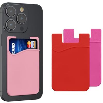 Kwmobile - PorteCarteAdhesif - Adesivo - Silicone - Porta-cartões Kwmobile - PorteCarteAdhesif - Adesivo - Silicone - Porta-cartões