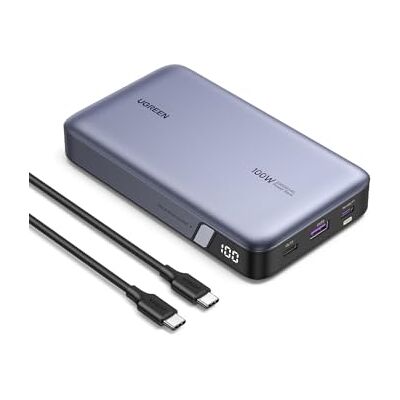 UGREEN Nexode Power Bank 100W 20.000mAh, Carregador Portátil com 3 Portas, Bateria Externa de Carregamento Rápido com Ecrã, Compatível com MacBook iPad, iPhone 17 Pro MAX Air 16 Plus Pro MAX, Galaxy UGREEN Nexode Power Bank 100W 20.000mAh, Carregador Portátil com 3 Portas, Bateria Externa de Carregamento Rápido com Ecrã, Compatível com MacBook iPad, iPhone 17 Pro MAX Air 16 Plus Pro MAX, Galaxy