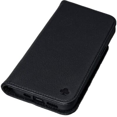 Porter Riley – Capa para iPhone X/iPhone XS. Estojo / flip / cobertura / suporte/em couro genuíno fino de primeira qualidade. (Preto absoluto) Porter Riley – Capa para iPhone X/iPhone XS. Estojo / flip / cobertura / suporte/em couro genuíno fino de primeira qualidade. (Preto absoluto)