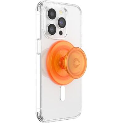 PopSockets : PopGrip Round para MagSafe anel adaptador para MagSafe incluído suporte e aderência para telemóveis e capas com um top intercambiável Orange Zest PopSockets : PopGrip Round para MagSafe anel adaptador para MagSafe incluído suporte e aderência para telemóveis e capas com um top intercambiável Orange Zest