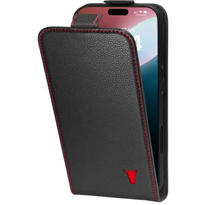 TORRO Capa com tampa compatível com iPhone 16 Pro MAX, capa livro de couro premium com ranhuras para cartões (compatível com carregadores MagSafe oficiais) preto TORRO Capa com tampa compatível com iPhone 16 Pro MAX, capa livro de couro premium com ranhuras para cartões (compatível com carregadores MagSafe oficiais) preto