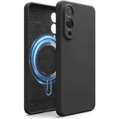elago Capa de Silicone Magnética Compatível com Samsung Galaxy S25 Edge, Ajuste Slim, À Prova de Choques, Proteção para a Câmera Traseira, Suporte para Carregamento Sem Fio (Preto) elago Capa de Silicone Magnética Compatível com Samsung Galaxy S25 Edge, Ajuste Slim, À Prova de Choques, Proteção para a Câmera Traseira, Suporte para Carregamento Sem Fio (Preto)