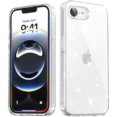 ULAK Capa para iPhone 16e/17e, anti-amarelamento, para mulheres e meninas, à prova de impactos, capa protetora para iPhone 16E/17E de 6,1 polegadas, púrpura transparente ULAK Capa para iPhone 16e/17e, anti-amarelamento, para mulheres e meninas, à prova de impactos, capa protetora para iPhone 16E/17E de 6,1 polegadas, púrpura transparente