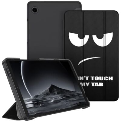 FINTIE Capa para Samsung Galaxy Tab A11 8,7 polegadas 2025 / A9 8,7 polegadas 2023, capa protetora ultrafina com cobertura traseira translúcida para tablet A9 8,7 SM-X110/X115/X117, Don't Touch FINTIE Capa para Samsung Galaxy Tab A11 8,7 polegadas 2025 / A9 8,7 polegadas 2023, capa protetora ultrafina com cobertura traseira translúcida para tablet A9 8,7 SM-X110/X115/X117, Don't Touch