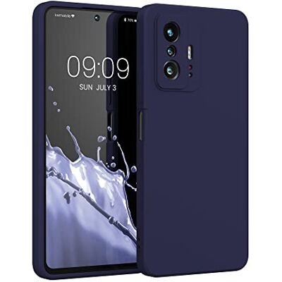 Kwmobile - Xiaomi 11T/11T Pro - Silicone - Azul - Capa de telemóvel Kwmobile - Xiaomi 11T/11T Pro - Silicone - Azul - Capa de telemóvel