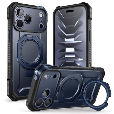 SUPCASE Funda Magnética para iPhone 18 Pro Max/17 Pro MAX Case con Soporte Compatível com MagSafe, botão de controlo da câmera, proteção de grau militar, suporte magnético, UBGrip, cor azul SUPCASE Funda Magnética para iPhone 18 Pro Max/17 Pro MAX Case con Soporte Compatível com MagSafe, botão de controlo da câmera, proteção de grau militar, suporte magnético, UBGrip, cor azul