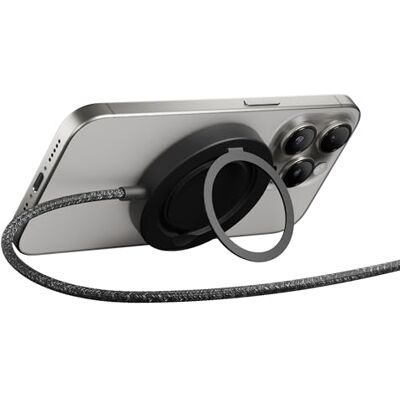 Native Union Carregador sem fios SnapStand certificado Qi2 e MagSafe base de carregamento e suporte para iPhone 16/15/14/13 e outros dispositivos Qi carregamento rápido 15 W (preto) Native Union Carregador sem fios SnapStand certificado Qi2 e MagSafe base de carregamento e suporte para iPhone 16/15/14/13 e outros dispositivos Qi carregamento rápido 15 W (preto)