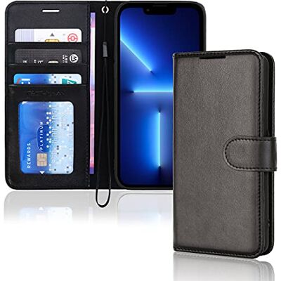 Techgear - iPhone 13 Pro - Preto - Porta-cartões - Suporte - Funda para telefone Techgear - iPhone 13 Pro - Preto - Porta-cartões - Suporte - Funda para telefone