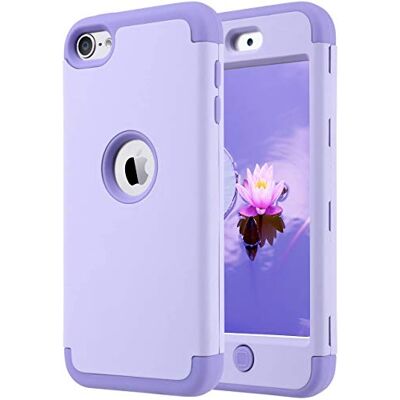 ULAK Capa para iPod 7, iPod Touch 5/6, resistente a riscos, cor roxa ULAK Capa para iPod 7, iPod Touch 5/6, resistente a riscos, cor roxa