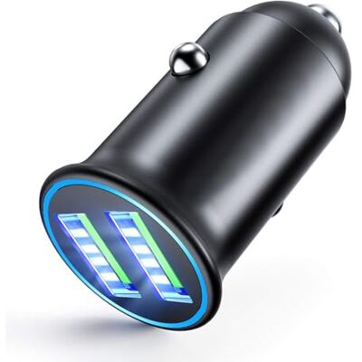 MMOBIEL Carregador de carro 3,0 multi compacto tamanho do polegadas adaptador de isqueiro de porta dupla USB (5 V/4,8 A/30 W), compatível com iPhone 17/15/14, iPad, Samsung S25/S24/S233/S23 Xiaomi MMOBIEL Carregador de carro 3,0 multi compacto tamanho do polegadas adaptador de isqueiro de porta dupla USB (5 V/4,8 A/30 W), compatível com iPhone 17/15/14, iPad, Samsung S25/S24/S233/S23 Xiaomi