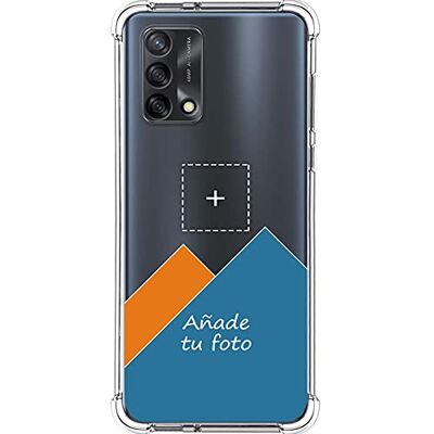 Tumundosmartphone Personalize a sua capa de silicone anti-impactos transparente com a sua fotografia para OPPO A74 4G desenho personalizado Tumundosmartphone Personalize a sua capa de silicone anti-impactos transparente com a sua fotografia para OPPO A74 4G desenho personalizado