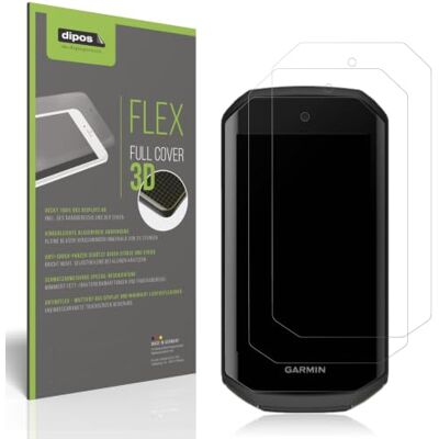dipos FLEX 2x Protetor de ecrã mate para Garmin Edge 1050 Anti-reflexos, cobertura 100%, cobertura completa, auto-reparável, sem bolhas, compatível com impressões digitais dipos FLEX 2x Protetor de ecrã mate para Garmin Edge 1050 Anti-reflexos, cobertura 100%, cobertura completa, auto-reparável, sem bolhas, compatível com impressões digitais