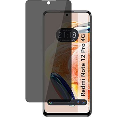 Tumundosmartphone Protetor de ecrã Hidrogel privacidade anti-espiões para Xiaomi Redmi Note 12 Pro 4G Tumundosmartphone Protetor de ecrã Hidrogel privacidade anti-espiões para Xiaomi Redmi Note 12 Pro 4G