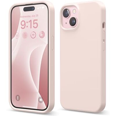 Elago - iPhone 15 Premium Silicone Case - Rosa - Silicone - Phone Case Elago - iPhone 15 Premium Silicone Case - Rosa - Silicone - Phone Case