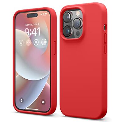 Elago - iPhone 14 Pro - Vermelho - Silicone - Case Elago - iPhone 14 Pro - Vermelho - Silicone - Case