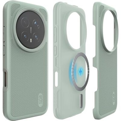 TUDIA Capa MergeGrip para Honor Magic 8 Pro 5G. Grau militar compatível com MagSafe camada dupla resistente a choques e design de alto impacto lírio verde TUDIA Capa MergeGrip para Honor Magic 8 Pro 5G. Grau militar compatível com MagSafe camada dupla resistente a choques e design de alto impacto lírio verde