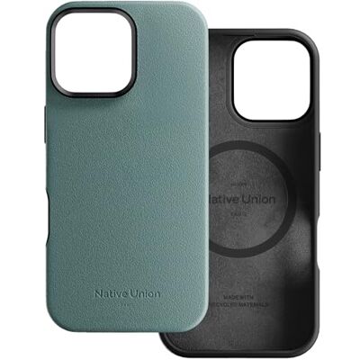 Native Union Estojo Ativo Compatível com MagSafe e Ímanes Integrados Design Resistente Materiais Reciclados Proteção até 3 metros para iPhone 16 Pro MAX (Verde Azulado) Native Union Estojo Ativo Compatível com MagSafe e Ímanes Integrados Design Resistente Materiais Reciclados Proteção até 3 metros para iPhone 16 Pro MAX (Verde Azulado)