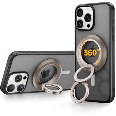 SYNCWIRE Suporte de anel magnético para MagSafe, rotação de 360°, aderência de telemóvel de dupla face compatível com iPhone 17 16 15 14 13 12 Pro MAX Android acessórios MagSafe SYNCWIRE Suporte de anel magnético para MagSafe, rotação de 360°, aderência de telemóvel de dupla face compatível com iPhone 17 16 15 14 13 12 Pro MAX Android acessórios MagSafe