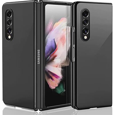 Verco Para Samsung Galaxy Z Fold 3 Capa de TPU, capa flexível Soft com proteção anti-choque e design transparente, compatível com Samsung Galaxy Z Fold 3 (7,6 polegadas), preto Verco Para Samsung Galaxy Z Fold 3 Capa de TPU, capa flexível Soft com proteção anti-choque e design transparente, compatível com Samsung Galaxy Z Fold 3 (7,6 polegadas), preto