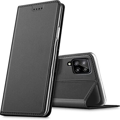 Verco para Samsung Galaxy A22 4G / M32 / M22 capa tipo livro galvanizada, capa de design com proteção 360°, compatível com Samsung Galaxy A22 4G / M32 / M22 (6,4 polegadas), preto Verco para Samsung Galaxy A22 4G / M32 / M22 capa tipo livro galvanizada, capa de design com proteção 360°, compatível com Samsung Galaxy A22 4G / M32 / M22 (6,4 polegadas), preto