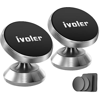 ivoler Íman Telemóvel Carro, Suporte, 2 Pack Suporte Magnético para Tablier 360° Rotação Universal com Adesivo para Phone Samsung e mais Prateado 2 Pack, Mini Iman Coche Móvil /Soporte Auto Car Mount Metálico 360° Rotación para Móviles Dispositivo GPS, ivoler Íman Telemóvel Carro, Suporte, 2 Pack Suporte Magnético para Tablier 360° Rotação Universal com Adesivo para Phone Samsung e mais Prateado 2 Pack, Mini Iman Coche Móvil /Soporte Auto Car Mount Metálico 360° Rotación para Móviles Dispositivo GPS,